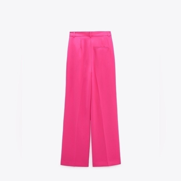 ZARA WIDE LEG MENSWEAR STYLE PANTS - Picture 1 of 2